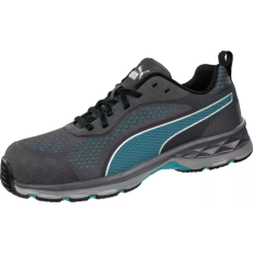 Puma Fuse Knit Blue WNS LOW S1P ESD HRO SRC női munkavédelmi cipő (szürke/kék, 37)