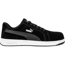 Puma iconic black low S1PL esd FO HRO SR munkavédelmi cipő (43)