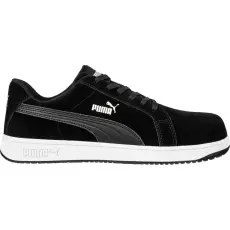 Puma iconic black low S1PL esd FO HRO SR munkavédelmi cipő (45)