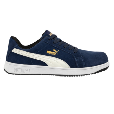 Puma Iconic Suede Low S1PL ESD FO HRO SR munkavédelmi cipő (tengerészkék, 44) munkavédelmi cipő