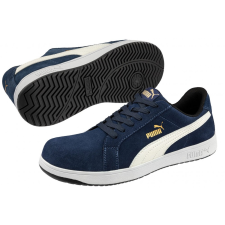 Puma Iconic Suede Navy Low S1PL ESD FO HRO SR munkavédelmi cipő