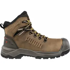 Puma iron hd brown mid S3S FO lg CI SR munkavédelmi bakancs (40)