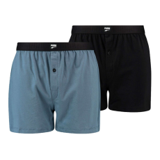 Puma Loose Fit Jersey Boxer szett 2 db-os Fekete/Sky Kék