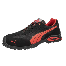 Puma Madrid S1PL FO SR munkavédelmi cipő (fekete/piros, 46)