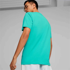 Puma Mercedes AMG Petronas ESS Logo férfi póló, zöldeskék-fehér, S24