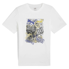 Puma Póló Puma Graphics Photoprint Tee 68321302 Férfi Fehér XL