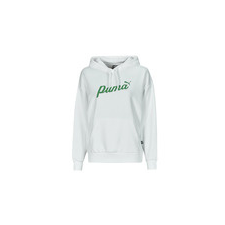 Puma Pulóverek ESS+ BLOSSOM SCRIPT HOODIE TR Fehér US XS női pulóver, kardigán
