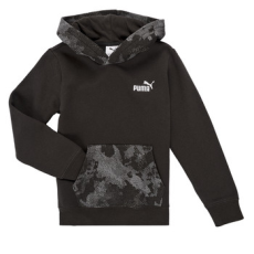 Puma Pulóverek ESS CAMO Hoodie FL Fekete 8 éves
