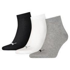 Puma Puma unisex zokni - 3pár/csomag - szürke-fehér-fekete