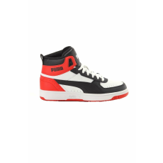 Puma , Rebound JOY középmagas szárú műbőr sneaker, Piros, Fehér, Fekete, 38 EU