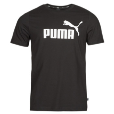 Puma Rövid ujjú pólók ESS LOGO TEE Fekete US XXL