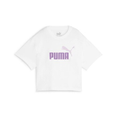 Puma Rövid ujjú pólók GRILS LOGO CROPPED TEE Fehér 13 / 14 Jahre