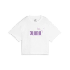 Puma Rövid ujjú pólók GRILS LOGO CROPPED TEE Fehér 15 / 16 Jahre gyerek póló