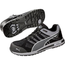 PUMA Safety Elevate Knit Black Low 643160-46 ESD biztonsági cipő S1P Méret: 46 Fekete, Szürke 1 pár (643160-46)