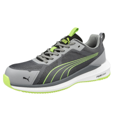 Puma Slide S1PS ESD FO HRO SR munkavédelmi cipő (szürke/zöld, 46)