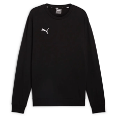 Puma teamGOAL Casuals Crew férfi pulóver, fekete-fehér, S25