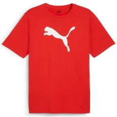 Puma teamRISE logo férfi póló, piros-fehér, S25