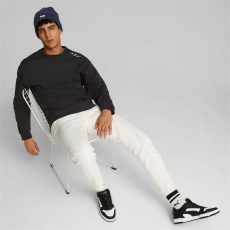 Puma uniszex Ribbed Classic Cuff téli kötött sapka, sötétkék-fehér, S24