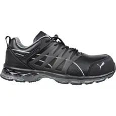 Puma velocity 2.0 black low S3S esd FO HRO SR munkavédelmi cipő (40)