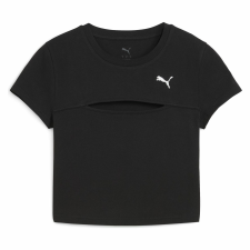 Puma Wardrobe Ess Cut-out Baby Tee 63116401 Női Póló Fekete S női póló