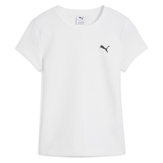 Puma Wardrobe Ess Ribbed Slim Tee 62976602 Női Póló Fehér L