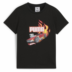 Puma X Hot Wheels Graphic Tee 63006901 Gyerek Fekete 116