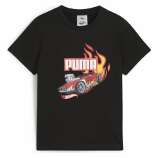 Puma X Hot Wheels Graphic Tee 63006901 Gyerek Fekete Póló gyerek póló