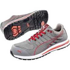 Puma Xelerate Knit Low (643070-40) Biztonsági cipő S1P Cipőméret (EU): 40 Szürke, Piros 1 db (643070-40)