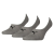 Puma Zokni Puma Footie 3p Uniszex 90693003 Uniszex szürke 39-42