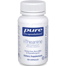 Pure Encapsulations L-Theanin, stressz ellen,  60 db, Pure Encapsulations gyógyhatású készítmény
