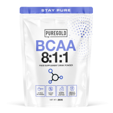 PureGold BCAA 8:1:1 - Raspberry 280g vitamin és táplálékkiegészítő