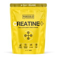 PureGold Creatine+ - Strawberry 300g vitamin és táplálékkiegészítő