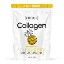 PureGold Marha kollagén italpor - Pineapple 300g vitamin és táplálékkiegészítő