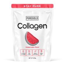 PureGold Marha kollagén italpor - Watermelon 300g vitamin és táplálékkiegészítő