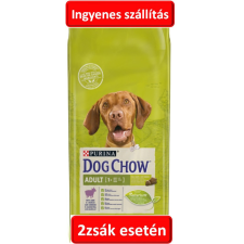 Purina 2zsák esetén : DOG CHOW Adult Báránnyal száraz kutyaeledel 14kg kutyaeledel