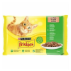 Purina Állateledel alutasakos PURINA Friskies macskáknak marha-csirke-tonhal-tőkehal 4x85g