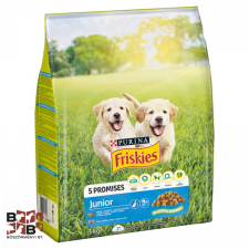 Purina-Friskies Friskies Junior száraz kutyaeledel csirkével, zöldségekkel és tejjel 3 kg kutyaeledel