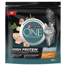  Purina ONE High Protein száraz macskatáp magas fehérjetartalommal - csirke 650 g macskaeledel