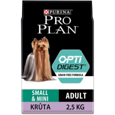Purina Pro Plan Adult small&mini OPTIDIGEST Grain Free, pulyka, 2,5 kg kutyaeledel