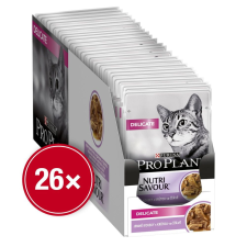 Purina Pro Plan Cat DELICATE pulykahússal lében, 26 x 85 g macskaeledel