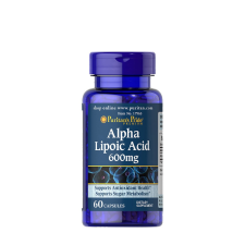 Puritan s Pride Alfa-liponsav 600 mg (60 Kapszula) vitamin és táplálékkiegészítő