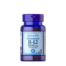 Puritan s Pride B-12 Vitamin 5000 mcg (60 Mini Szopogató Tabletta) vitamin és táplálékkiegészítő