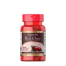 Puritan s Pride Fekete Cseresznye 1000 mg kivonat - Black Cherry Extract (100 Kapszula) vitamin és táplálékkiegészítő