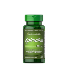 Puritan s Pride Spirulina 500 mg - Alga Kivonat (100 Tabletta) vitamin és táplálékkiegészítő