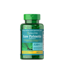 Puritan s Pride Standardizált Fűrészpálma Kivonat 320 mg lágykapszula - Saw Palmetto Standardized Extract (60 Lágykapszula) vitamin és táplálékkiegészítő