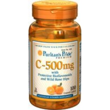 Puritans Pride C-500 csipkebogyóval 100db vitamin és táplálékkiegészítő