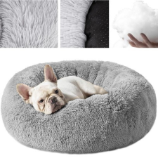 Purlov Szőrös kutyaágy 60 cm szürke 22759 szállítóbox, fekhely kutyáknak