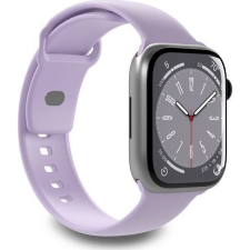 Puro Apple Watch 42/44/45/49mm Szilikon Okosóra szíj - Lila (PUR708) okosóra kellék