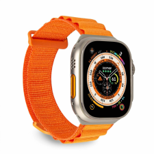  Puro Extreme nylon szíj Apple Watchhoz 42 / 44 / 45 / 49 mm - narancs okosóra kellék