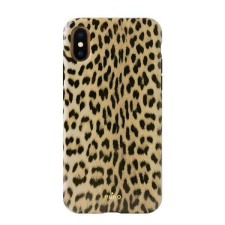 Puro Glam Leopárd Cover iPhone Xs Max fekete limitált kiadású tok mobiltelefon kellék